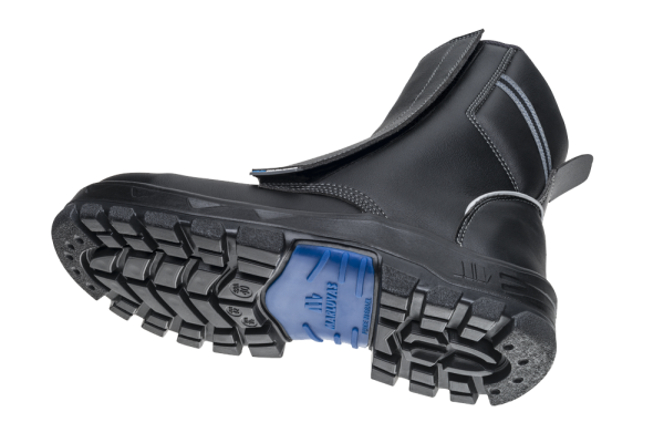 Coturno Preto em Velcro e Bico Composite Microfibra - Image 2