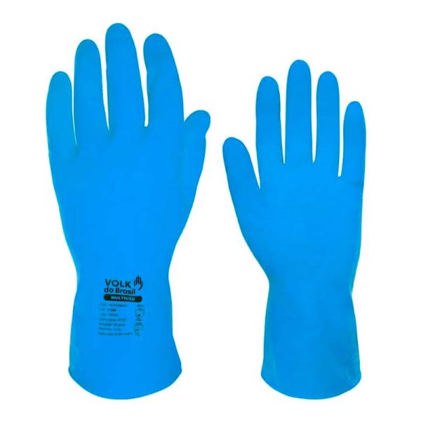 Luva Látex Multiuso Azul – Volk do Brasil