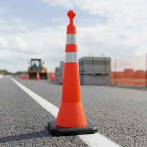 Cone Balizador de Tráfego Rodovia Tipo T
