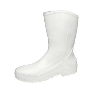 Bota de PVC Vulcaflex Branca Marluvas | Impermeável, Antiderrapante e Certificada CA 42291