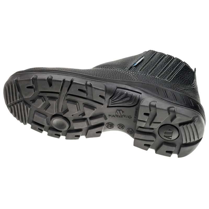 Botina de Segurança Marluvas CA 41419 – Couro, Elástico Lateral e Solado PU Bidensidade - Imagem 3