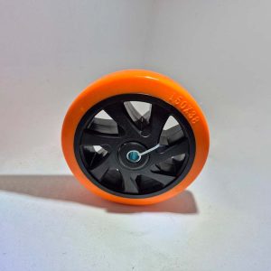 Roda BP Laranja com Rolamento de Esfera 614 BPA.E: Máxima Capacidade e Giro Preciso para Cargas Elevadas