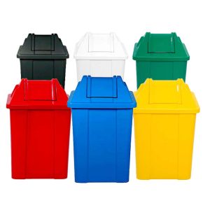 Lixeira Basculante 100 Litros | Alta Capacidade para Grandes Ambientes