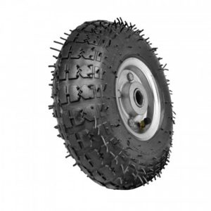 Roda Ajax 3.50-4 com Rolamento de Esfera | 120kg, 2 Lonas e Aro de Aço (A04326)