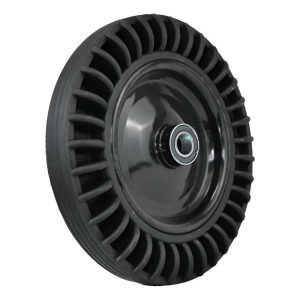 Roda Maciça Ajax 3.25-8 com Rolamento 6205-2RS | Anti Furo, Alta Resistência e 150kg