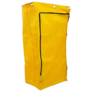 Bolsa de Vinil Amarela | Organização e Transporte para Limpeza Profissional