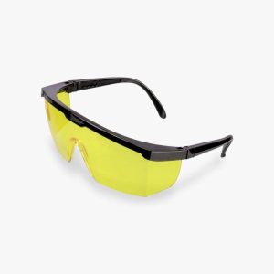 Óculos de Proteção Jaguar Amarelo CA 10346 | Kalipso com Ajuste e Alta Resistência