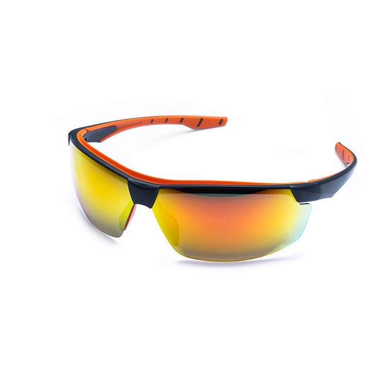 Óculos de Proteção Neon Vermelho Espelhado CA 40906 | Steelflex