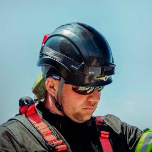 Capacete Falcon SteelFlex Classe E | CA 42234 com Catraca e Jugular 3 Pontos